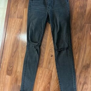 Madewell Charcoal Denim Jeans